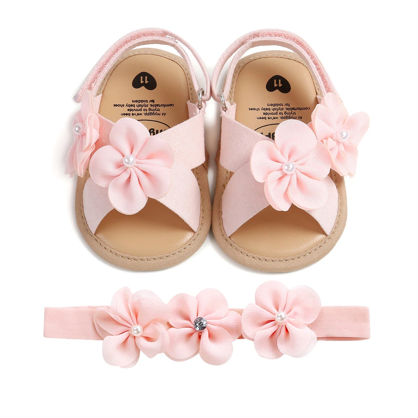 Baby Girl Summer Sandals – Outdoor Soft First Walker Shoes