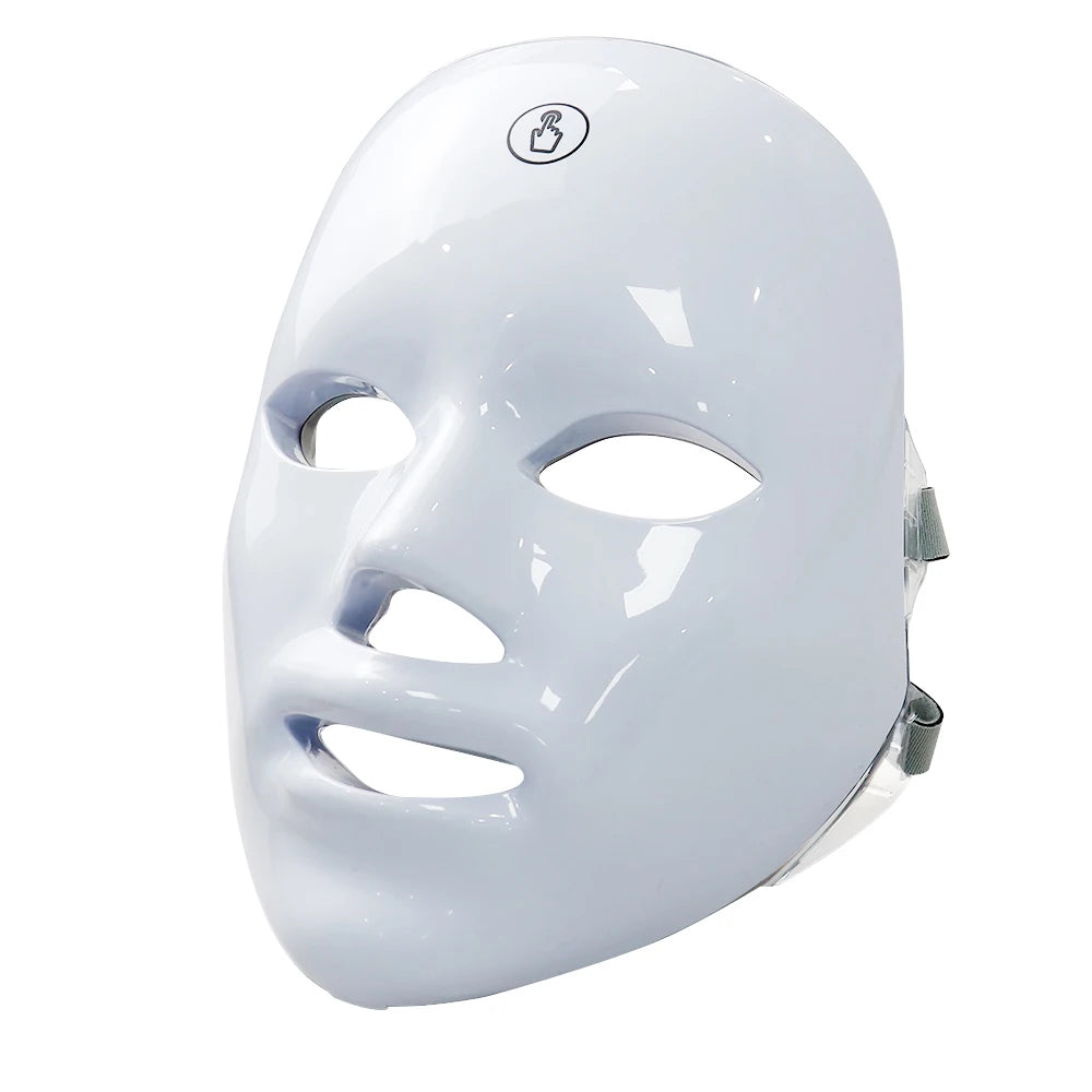 LED 7-Colors Facial Mask – Photodynamic Therapy for Skin Moisture, Rejuvenation, Anti-Acne, Wrinkle Removal & Pore Shrinking – Professional Salon & Home Use