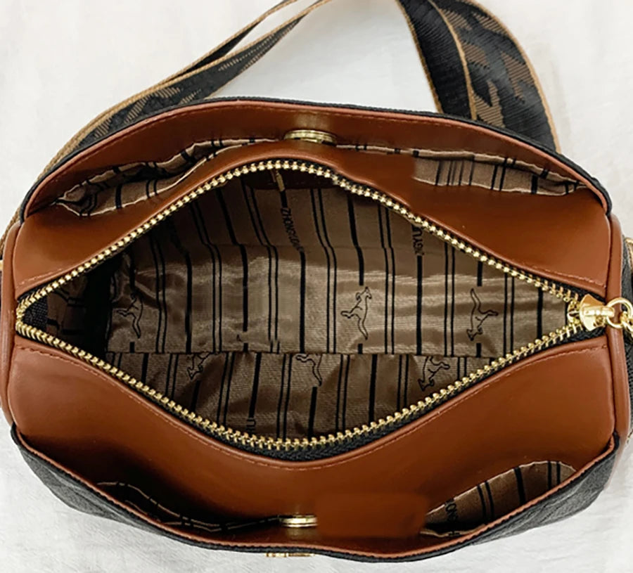 Luxury High-Quality Women’s Messenger Bag – Designer Checkered Trendy Shoulder Crossbody
