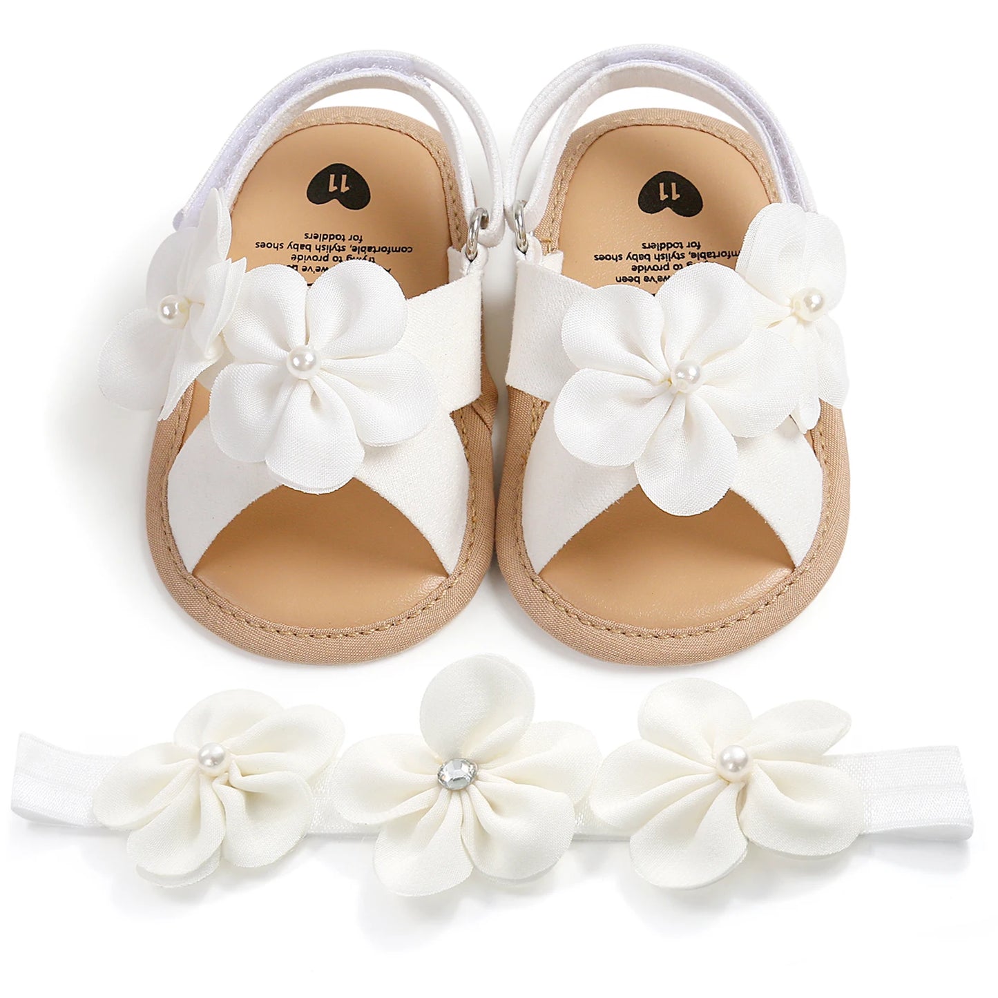 Baby Girl Summer Sandals – Outdoor Soft First Walker Shoes