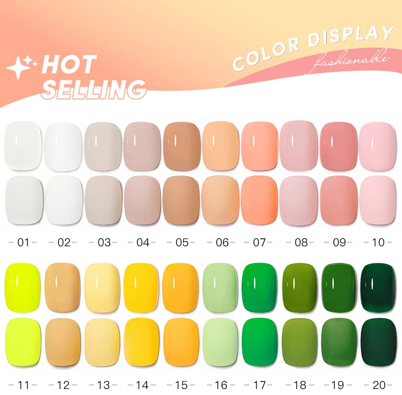 15ml Neon & Pastel Gel Polish—Vibrant, Long-Lasting Color for Perfect Nails