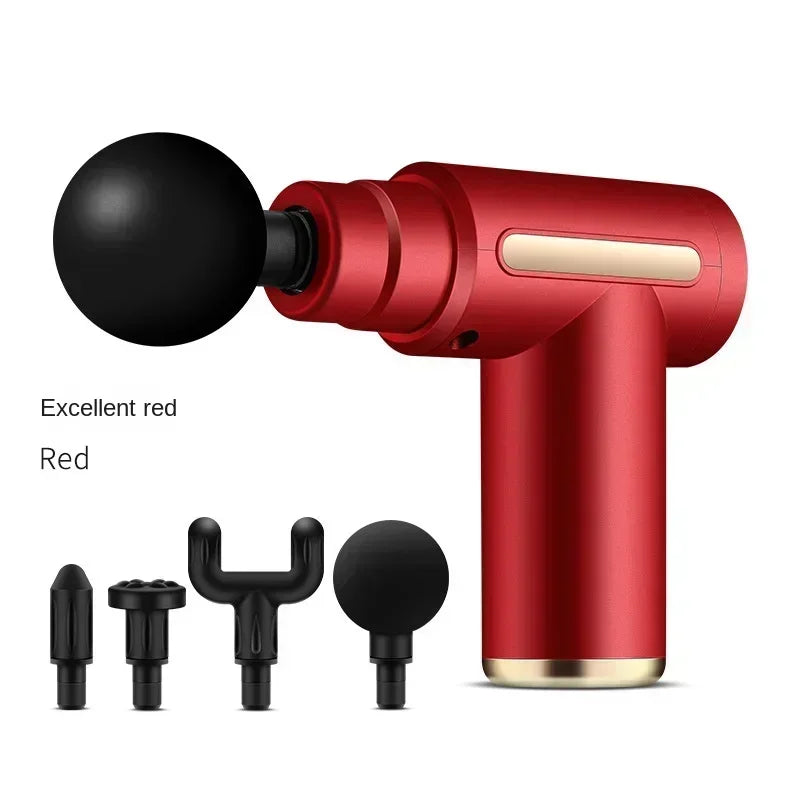 USB Mini Fascia Massage Gun – Portable Muscle Relaxation Vibrating Massager for Neck, Shoulder & Fitness Recovery