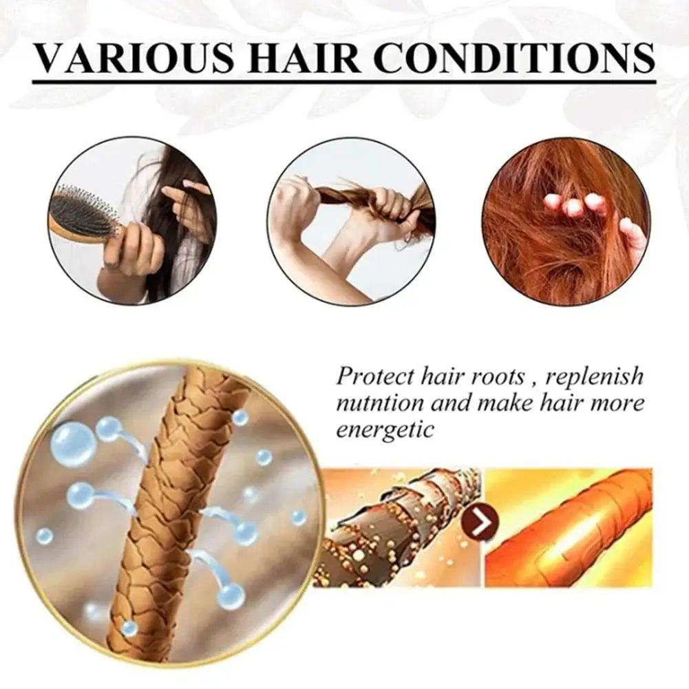 Argan Oil Hair Serum – Anti-Frizz, Split-End Repair & Glossy Shine