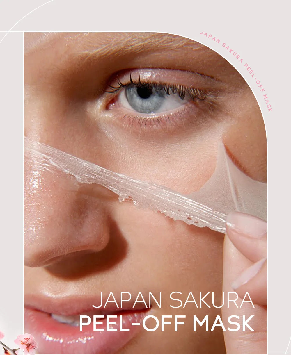 LAIKOU 24K Gold Sakura Peel-Off Mask – Anti-Wrinkle & Blackhead Removal