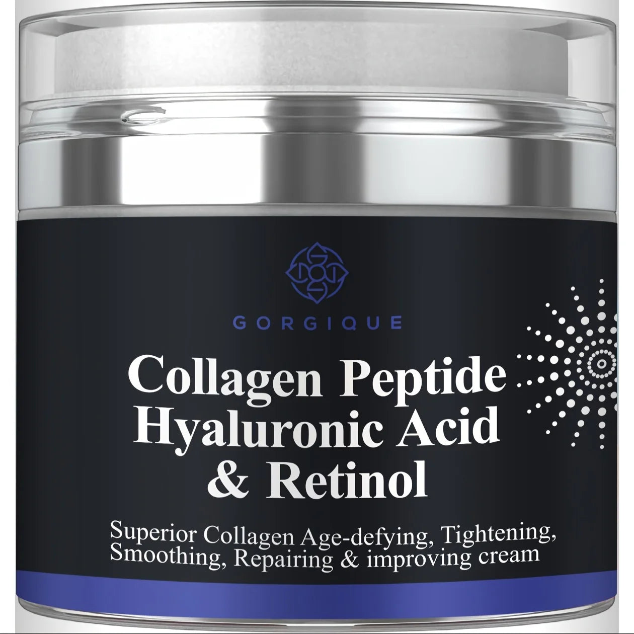 Collagen Peptide Cream – Anti-Wrinkle Hyaluronic Acid & Retinol Face Moisturizer for Firming & Tightening