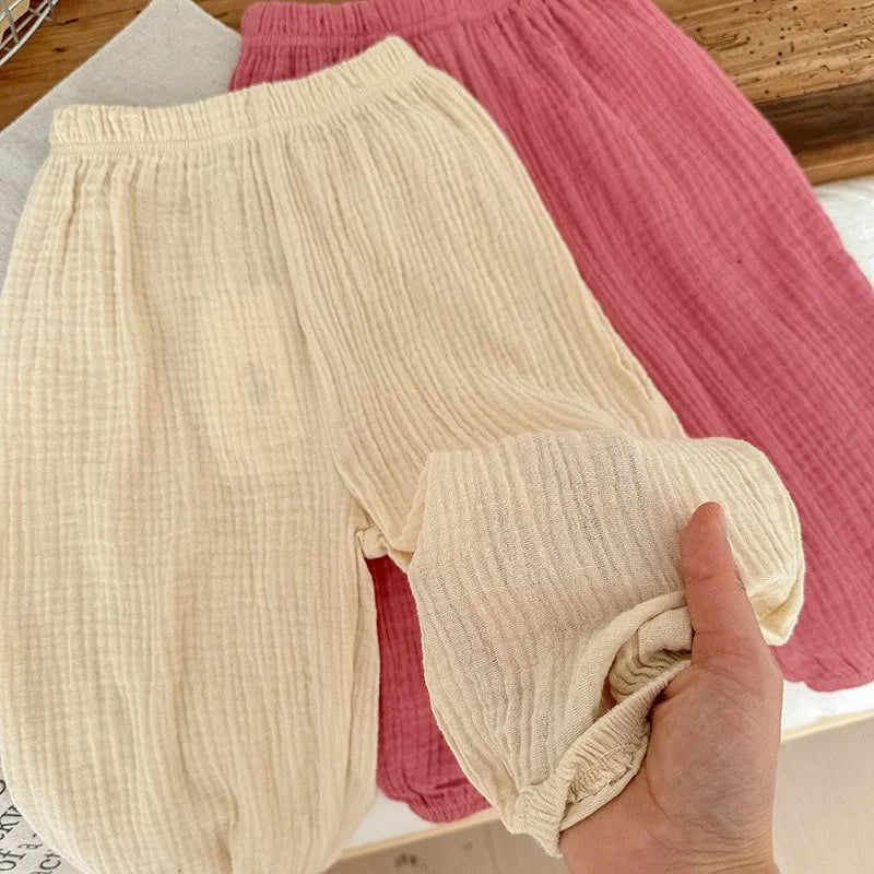 Children’s Summer Cotton Sets – Boys & Girls Sleeveless Tank Tops & Shorts