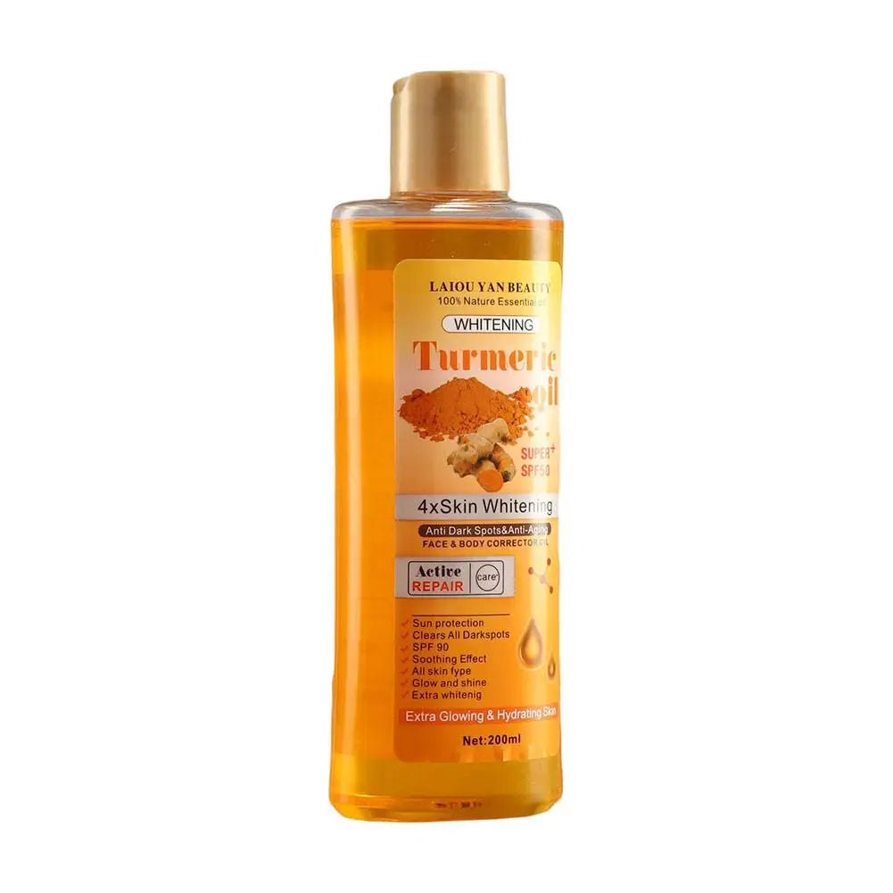 Turmeric & Ginger Essential Oil (200ml) – Deep Hydration, Nourishing & Smoothing Face & Skin Care
