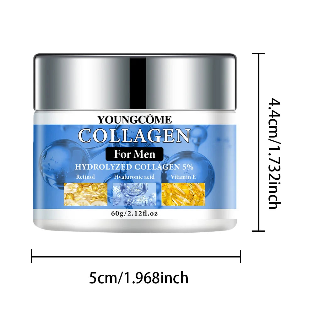 Men’s Retinol Collagen Firming & Moisturizing Cream – Anti-Wrinkle, Anti-Aging, Hydrating & Firming Facial Skincare for Men