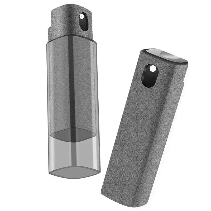 4-in-1 Screen Cleaner Spray Bottle with Microfiber Cloth – Portable Cleaning Tool for Phone, Tablet, Laptop & Glasses