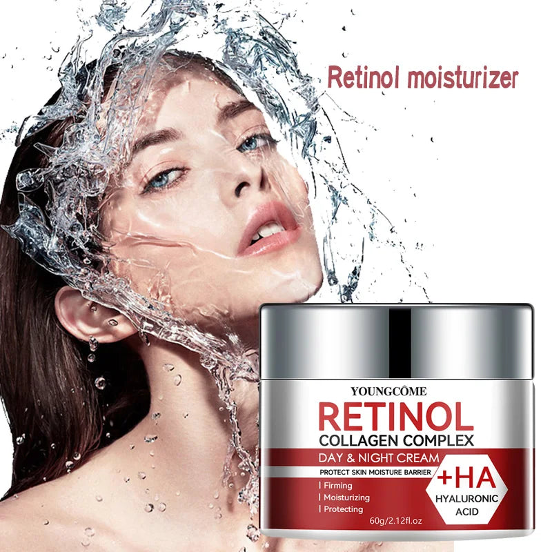 Retinol Collagen Moisturizing Cream – Deep Hydration & Skin Repair, Anti-Aging Face Cream for Dry & Mature Skin
