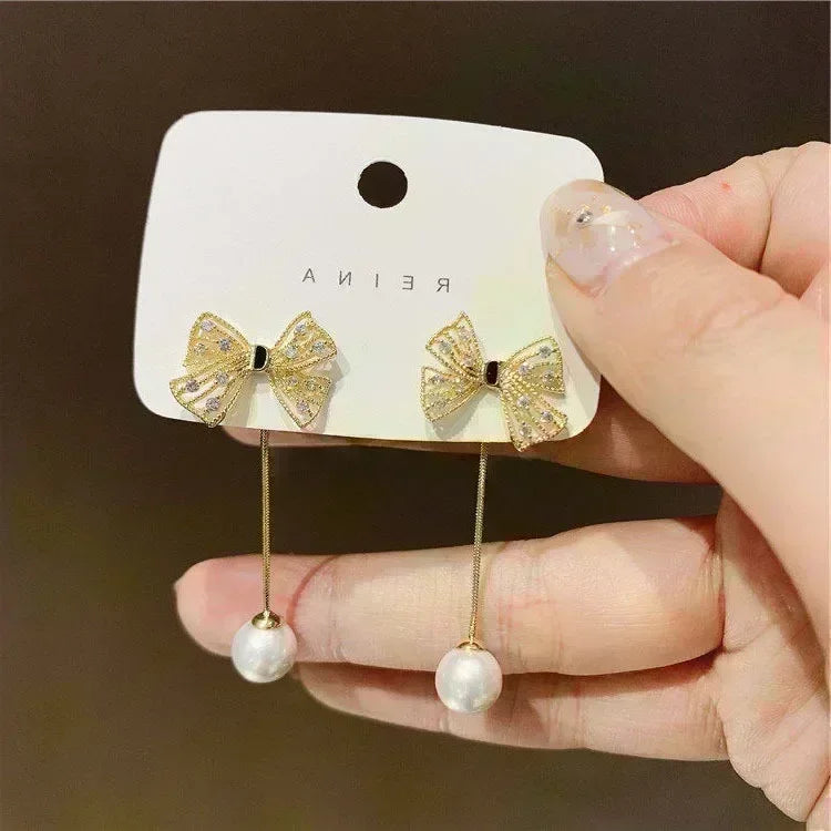 Rectangular Zircon Earrings – Elegant Women’s Wedding Jewelry