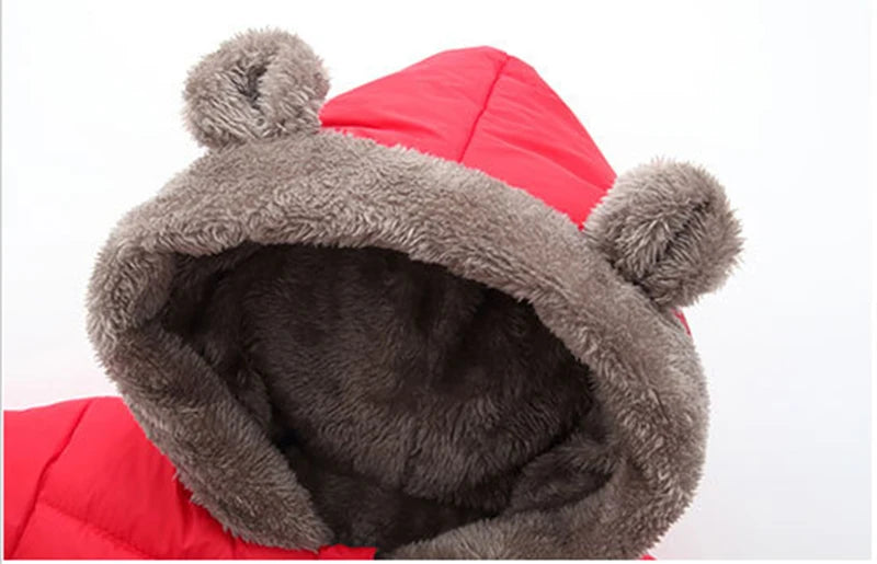 inter Baby Jacket – Cute Cartoon Hooded Warm Coat 2–6Y Kids Outerwear