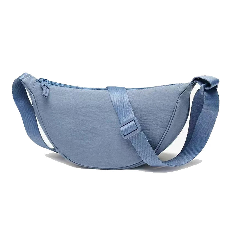 Women’s Dumpling Shoulder Bag – Crossbody Fashion Handbag with Zipper