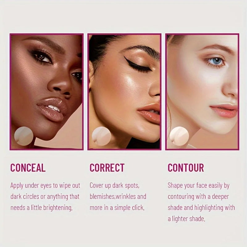 Sponge Concealer Foundation – Full Coverage & Long-Lasting Glow
