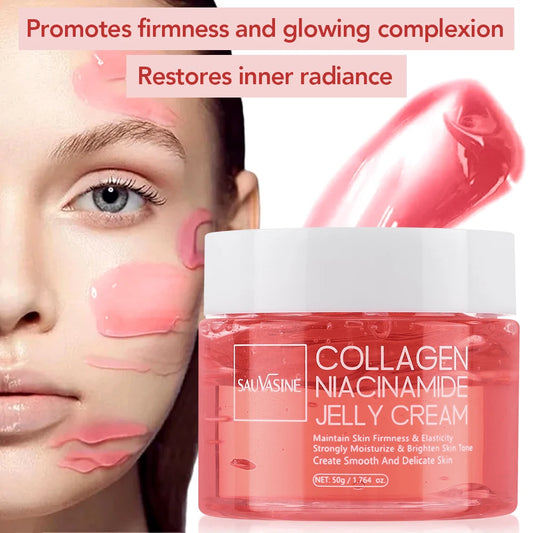 Collagen Jelly Cream – Niacinamide & Hydrolyzed Collagen Moisturizer for Revitalized Skin