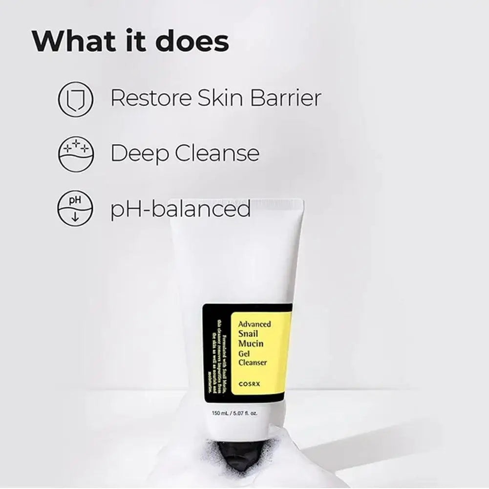 Advanced Snail 96 Mucin Power Essence/Cleanser/Cream – Korean Skincare for Deep Moisturizing & Nourishing Facial Care