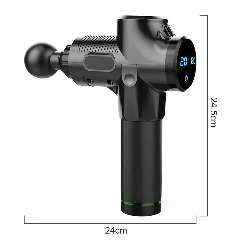 ChatGPT said:  Electric Fascia Massage Gun – Percussion Pistol for Deep Tissue Muscle Relaxation, Pain Relief & Fitness Recovery (Neck, Back & Body)