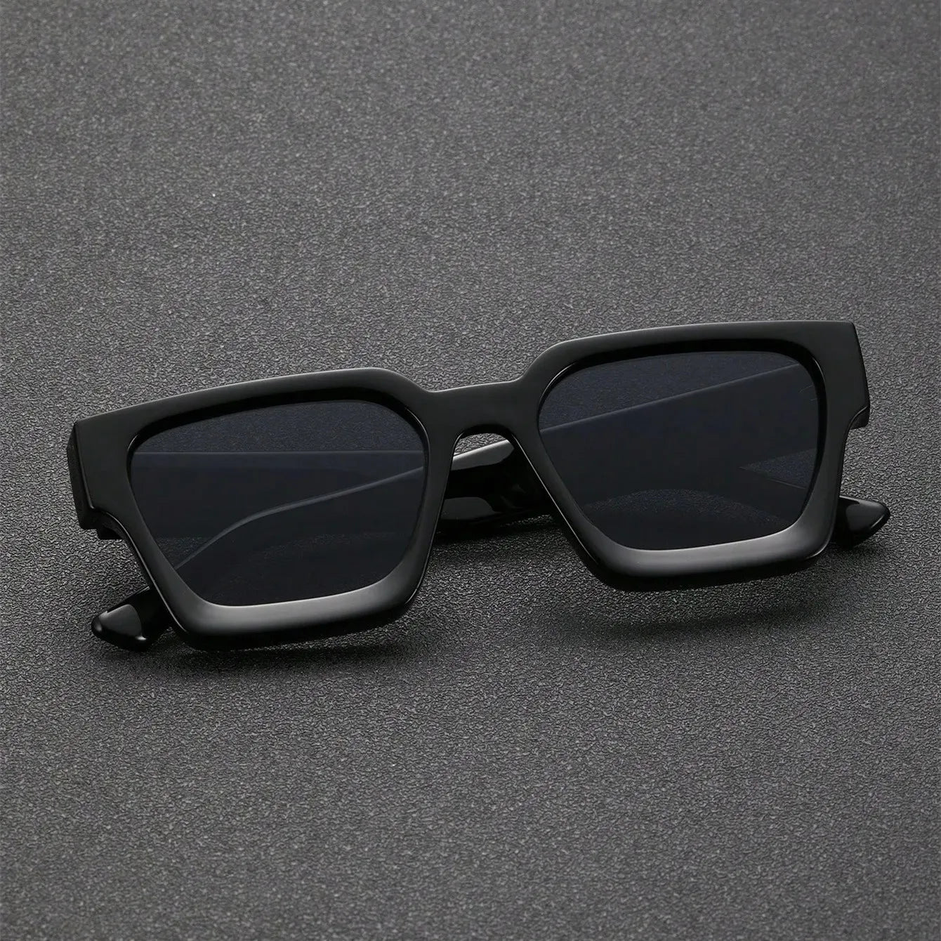 Retro Black Millionaire Shades – Luxury Designer Square Sunglasses for Men & Women 2025