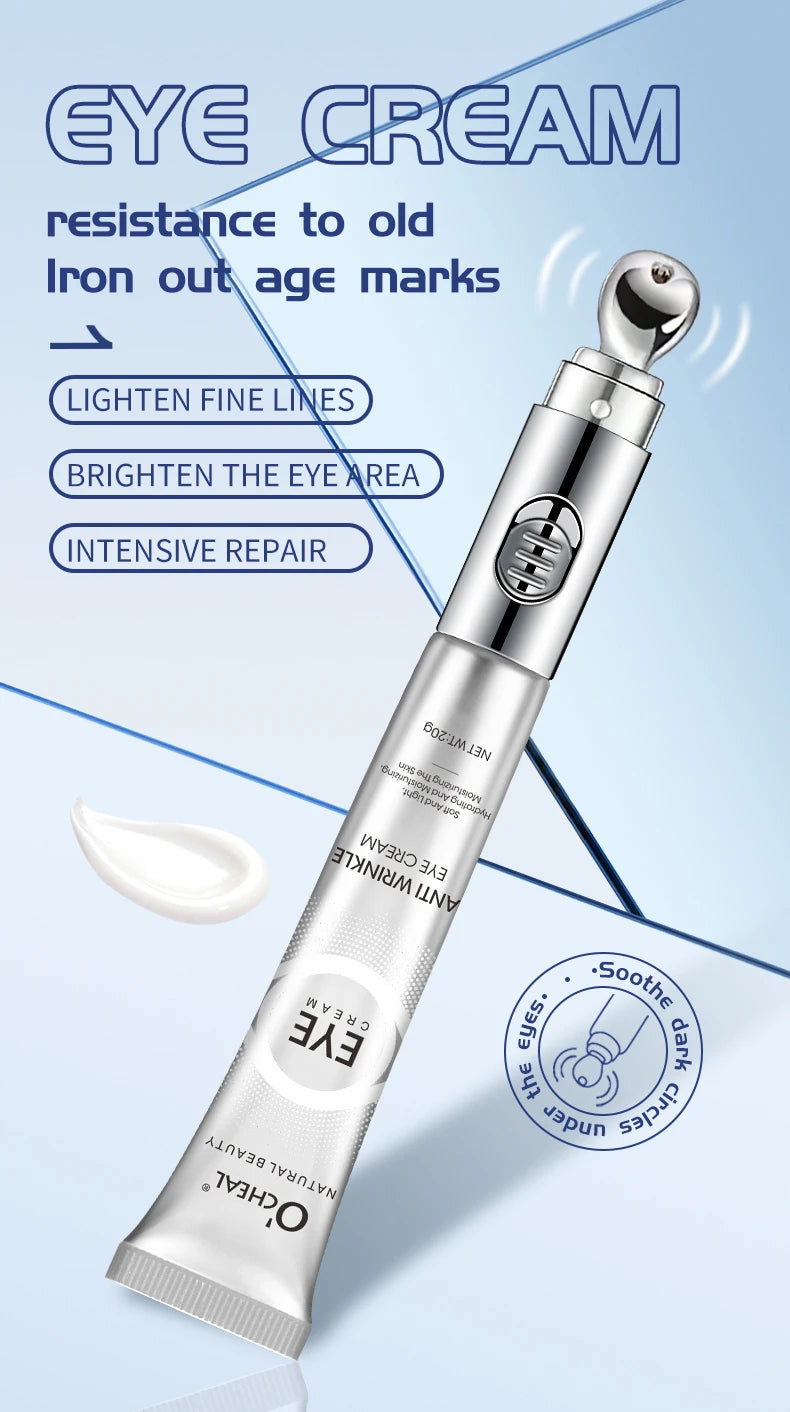 OCHEAL Electric Massage Eye Cream – Hyaluronic Acid Gel for Firming, Moisturizing & Reducing Fine Lines