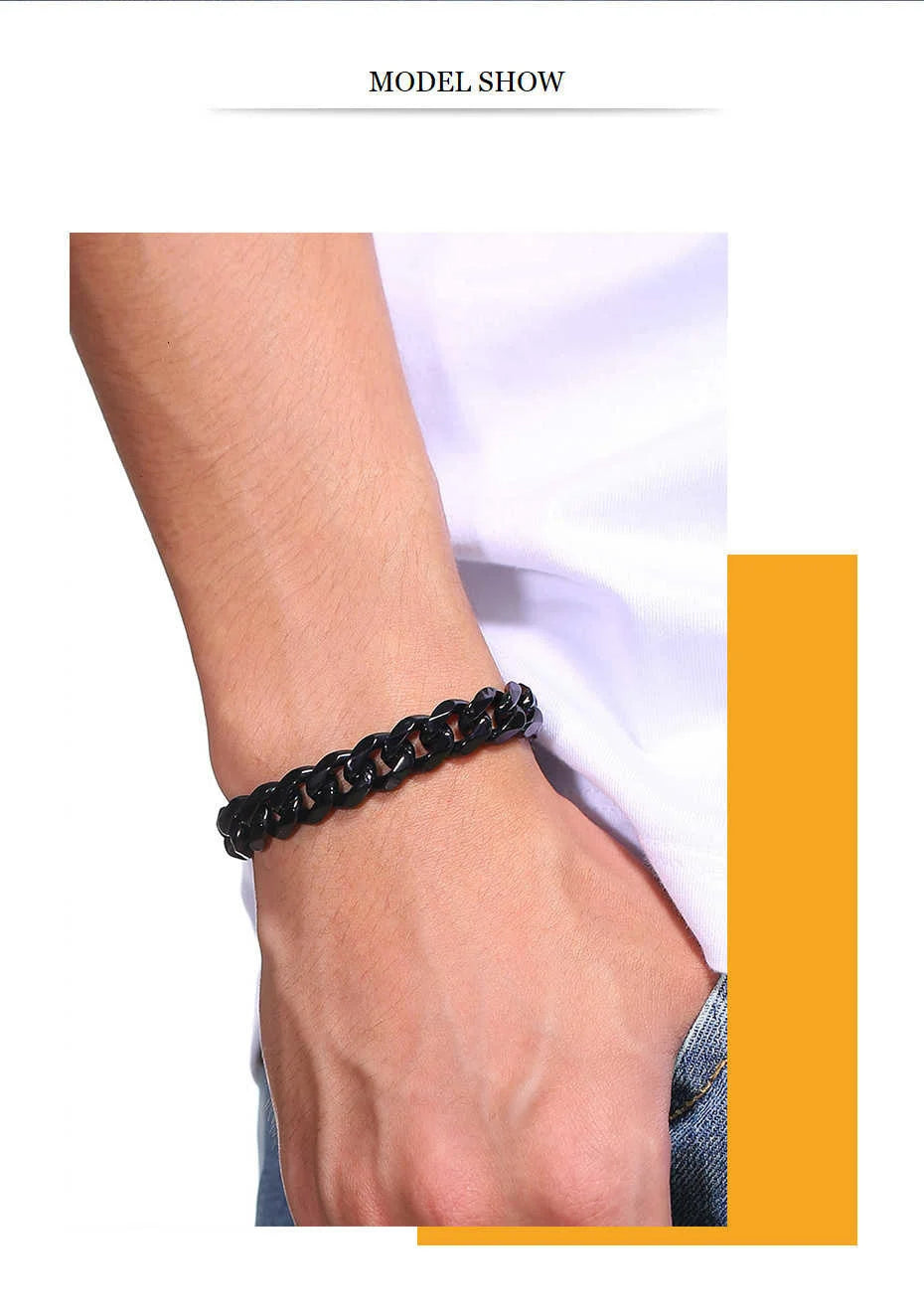Stainless Steel Cuban Link Bracelet – Mens & Womens Unisex Jewelry