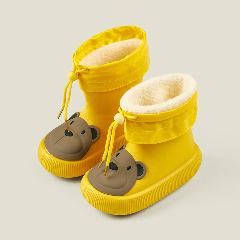 Children Cartoon Rain Boots Waterproof Non-Slip Rubber Shoes