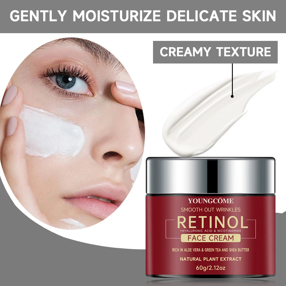 Retinol Lifting & Firming Cream – Repairing, Moisturizing & Nourishing Facial Cream, Brightening Anti-Aging Skincare for Smooth & Youthful Skin