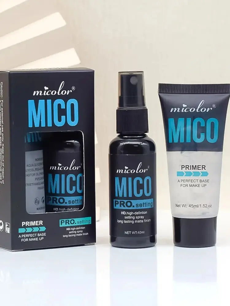 Makeup Primer & Setting Spray Set – Long-Lasting Pore-Blurring Finish