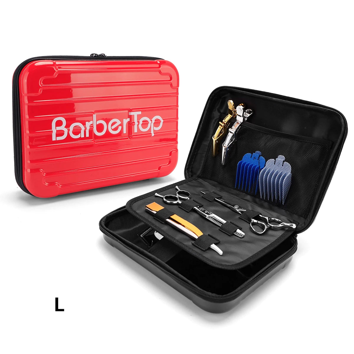 Portable Hair Scissors Case – Waterproof Shockproof Barber Tool Storage Bag