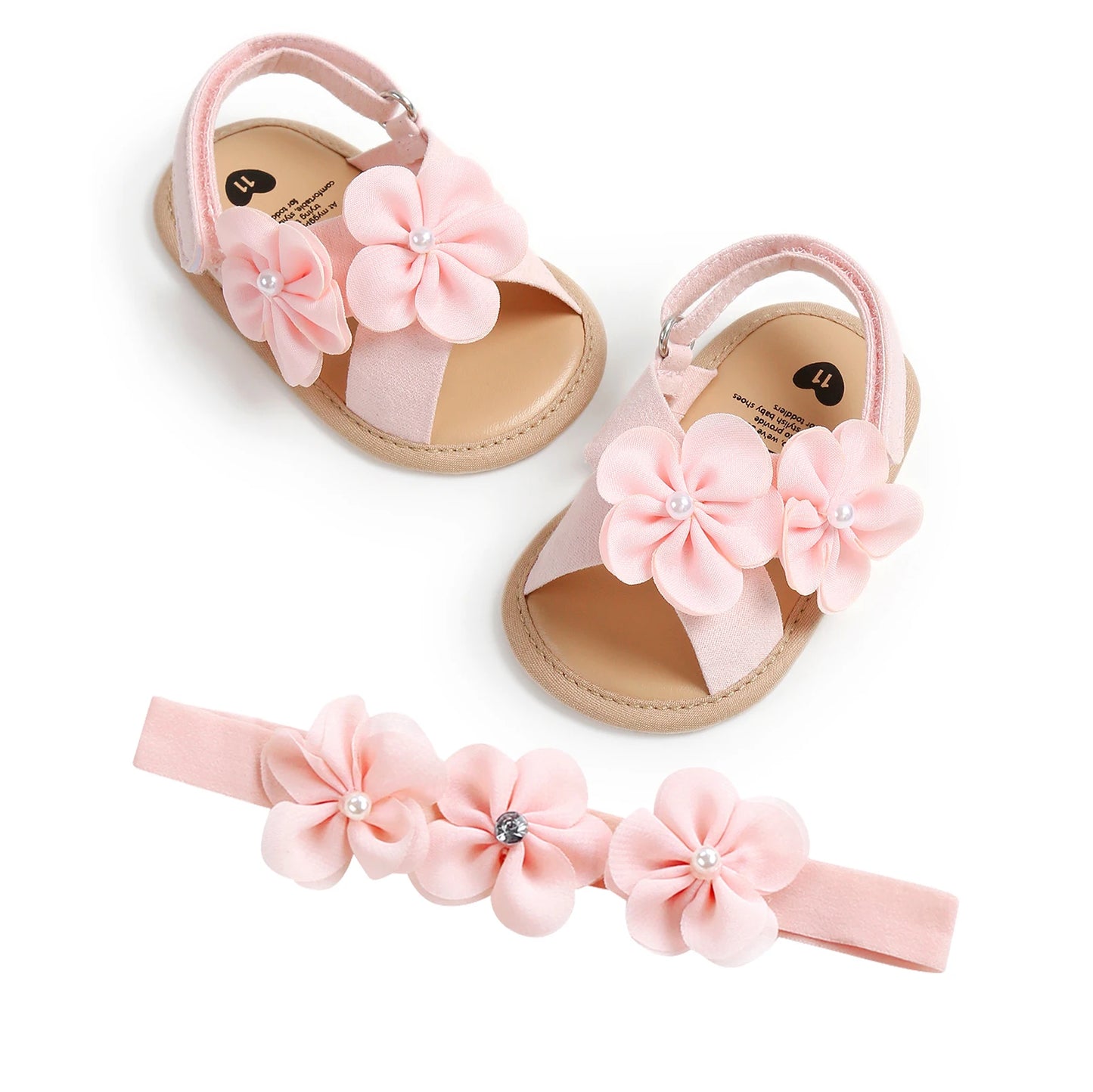 Baby Girl Summer Sandals – Outdoor Soft First Walker Shoes