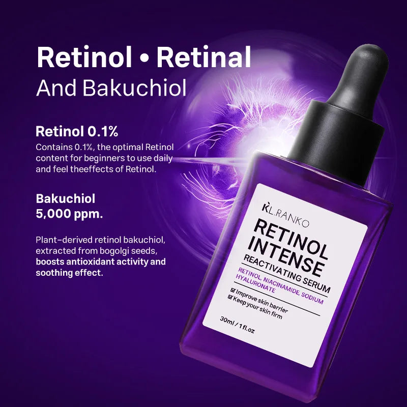 Retinol Anti-Wrinkle Essence – Pure Hyaluronic Acid Facial Serum for Anti-Aging, Face Lifting, Tightening & Reducing Eye Fine Lines (New)