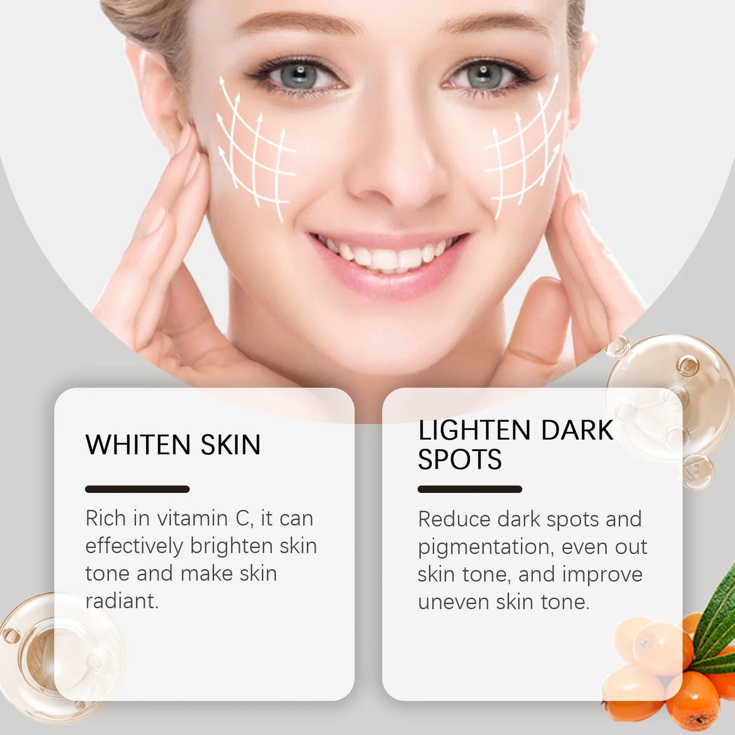 Deep Vita C Capsule Cream – Face Moisturizer Gel with Collagen & Niacinamide | Anti-Wrinkle, Firming, Repairing & Hydrating Skincare