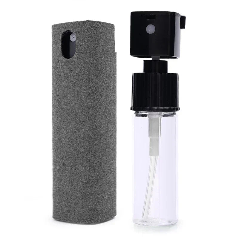 4-in-1 Screen Cleaner Spray Bottle with Microfiber Cloth – Portable Cleaning Tool for Phone, Tablet, Laptop & Glasses