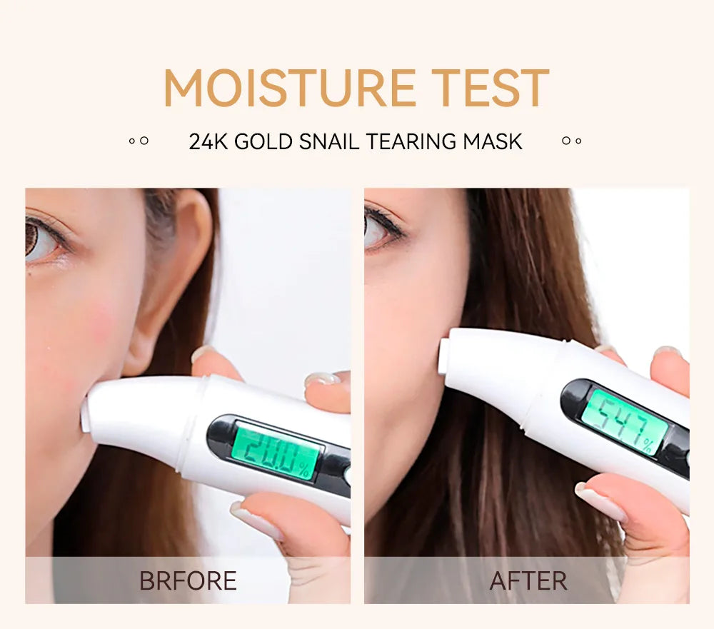LAIKOU 24K Gold Sakura Peel-Off Mask – Anti-Wrinkle & Blackhead Removal