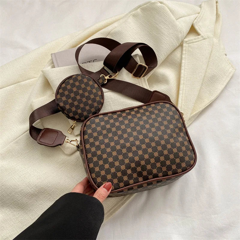 Vintage Pattern Shell Crossbody Bag – Small Luxury Designer Shoulder Purse for Women