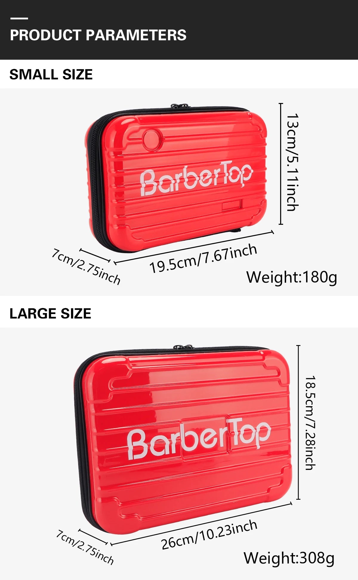 Portable Hair Scissors Case – Waterproof Shockproof Barber Tool Storage Bag