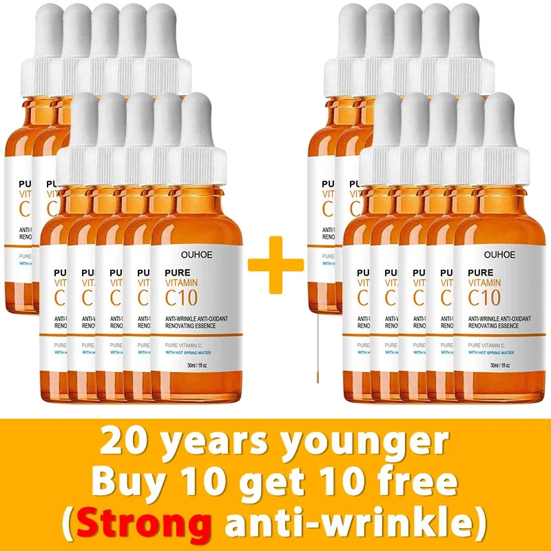 Vitamin C Face Serum – Anti-Aging Wrinkle Remover, Lifting & Brightening Essence