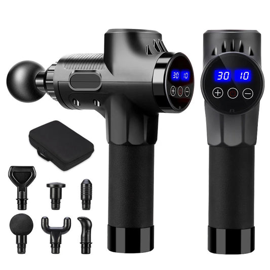 ChatGPT said:  Electric Fascia Massage Gun – Percussion Pistol for Deep Tissue Muscle Relaxation, Pain Relief & Fitness Recovery (Neck, Back & Body)