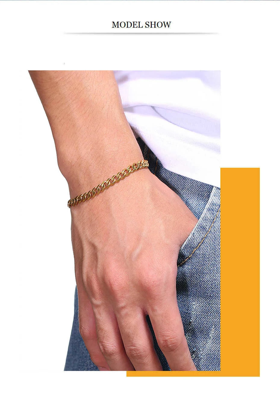 Stainless Steel Cuban Link Bracelet – Mens & Womens Unisex Jewelry