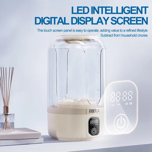 1.5L wireless portable washing machine — perfect for small laundry anytime, anywhere