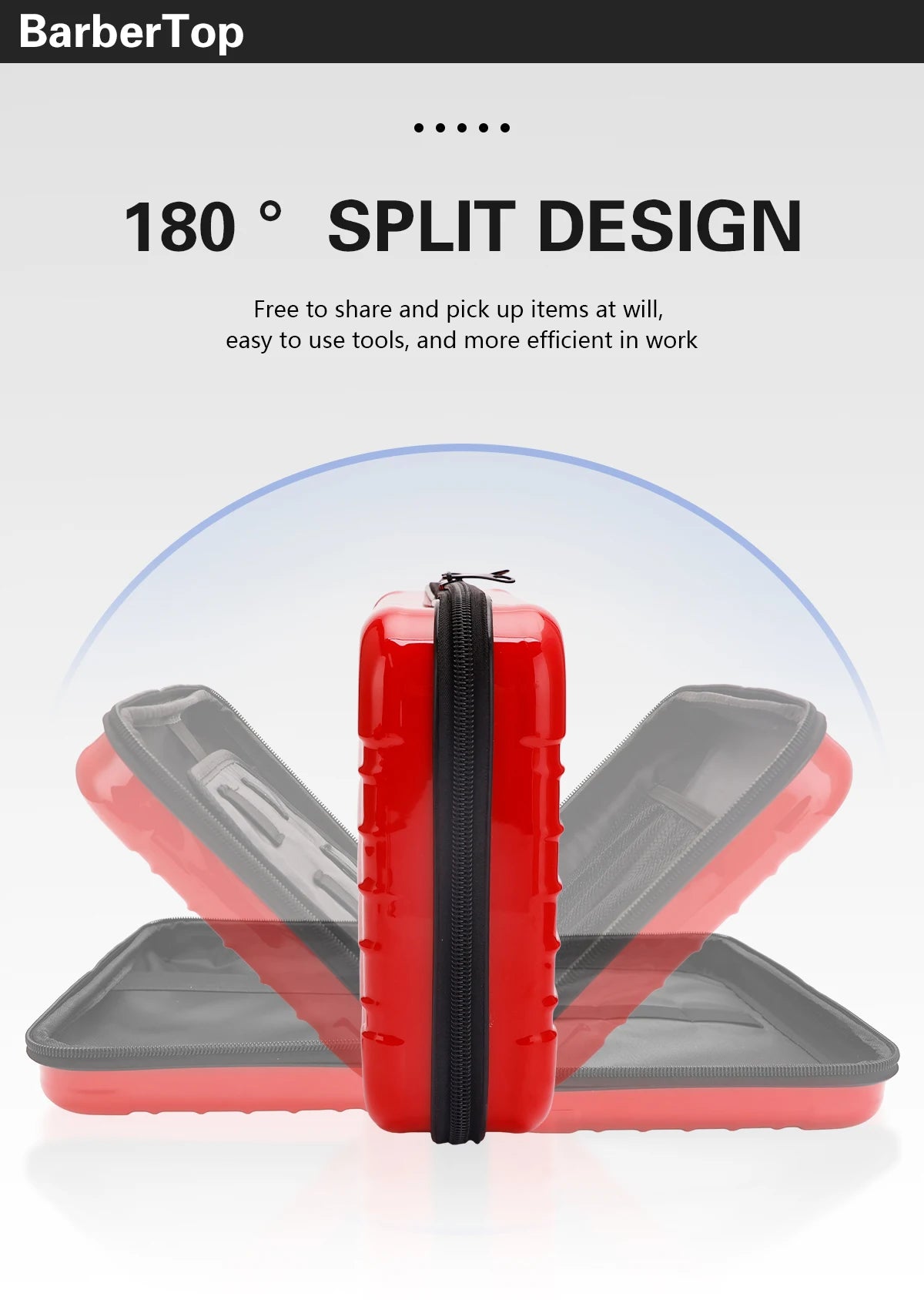 Portable Hair Scissors Case – Waterproof Shockproof Barber Tool Storage Bag