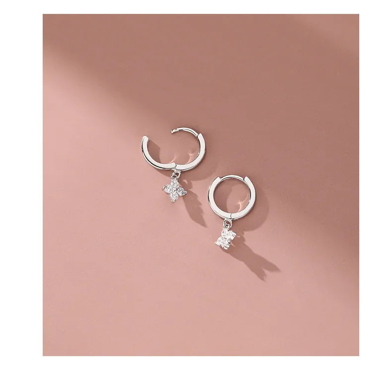 925 Sterling Silver Leaf Earrings – Hypoallergenic Party Jewelry for Women