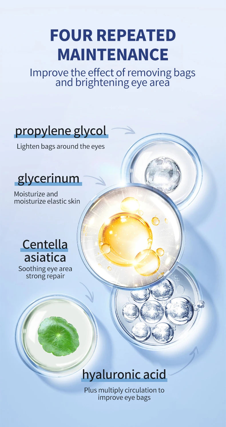 OCHEAL Electric Massage Eye Cream – Hyaluronic Acid Gel for Firming, Moisturizing & Reducing Fine Lines