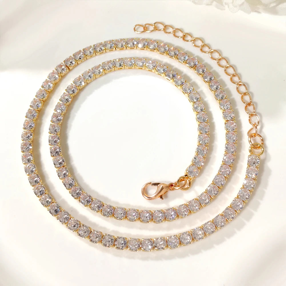 Cursive Letter Name Necklace – CZ Alphabet Pendant Hip Hop Jewelry