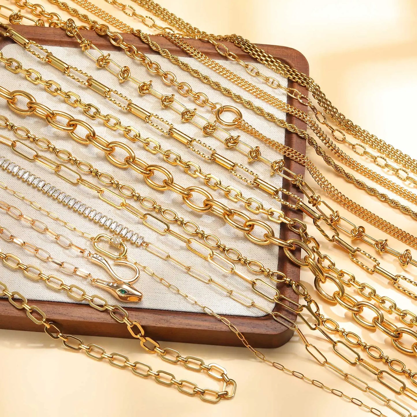 Chunky Gold Link Necklace – Thick Oval Chain Choker for Women