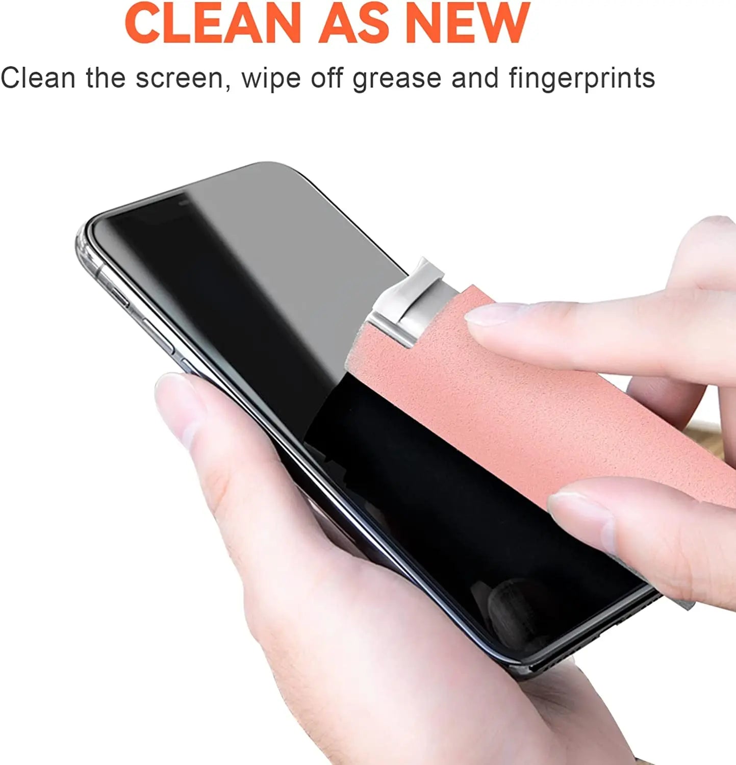 2-in-1 Screen Cleaner Spray Bottle with Microfiber Cloth – Cleaning Tool for Phone, Tablet, Laptop & PC