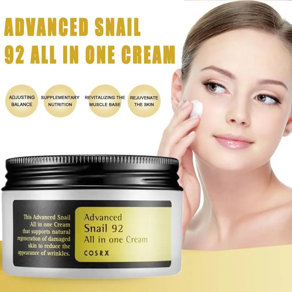 Advanced Snail 96 Mucin Power Essence/Cleanser/Cream – Korean Skincare for Deep Moisturizing & Nourishing Facial Care