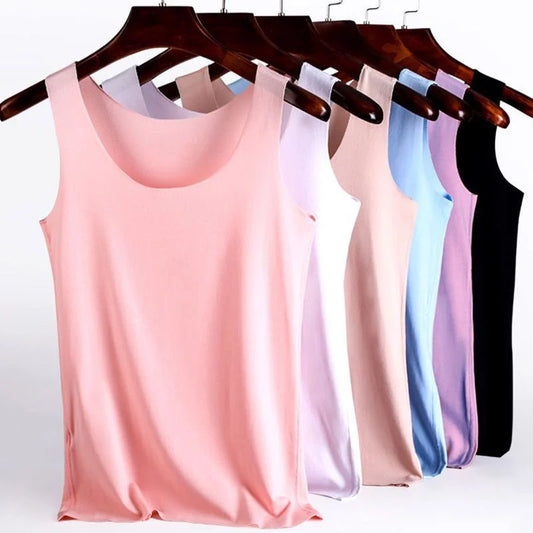 Seamless Summer Tank Top – Tight Fit & Casual Street Style