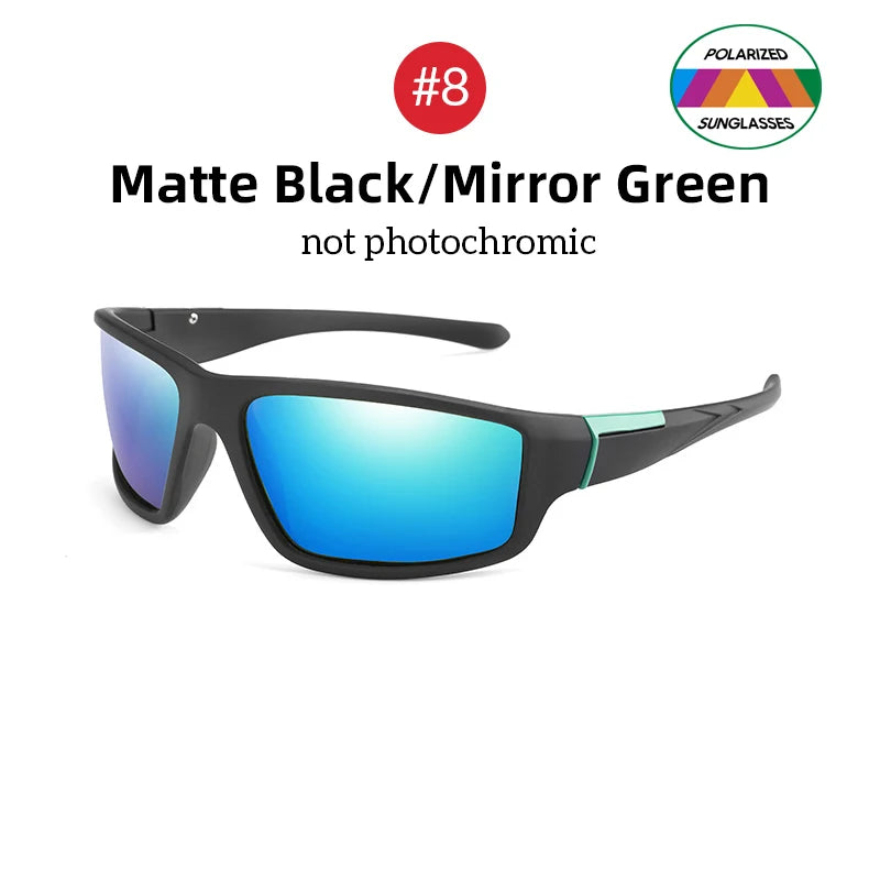 Photochromic Polarized Sports Sunglasses – Color Changing Driving Goggles for Men & Women 2025