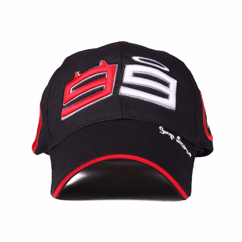 99 Embroidery Baseball Cap – Fashion Knight Racing Hat for Men & Women, Spring & Summer Cotton