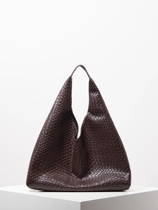 Simple Retro Shoulder Bag – Minimalist Hobo Tote for Women, Elegant Work & Grocery Bag